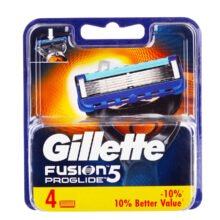 شفرات الحلاقه فيوجن 5 بروجلايد من جيليت-4 قطع