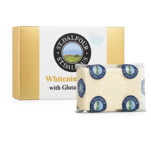 صابون الجلوتاثيون لتفتيح وتبييض وتوحيد لون البشرة ومعالجة التصبغات  من سانت دالفور-135g