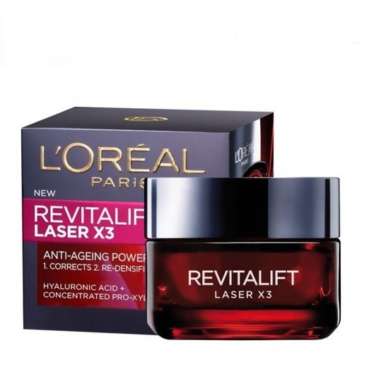 كريم بمفعول ثلاثي ضد تقدم سن البشره من لوريال باريس-50 مل