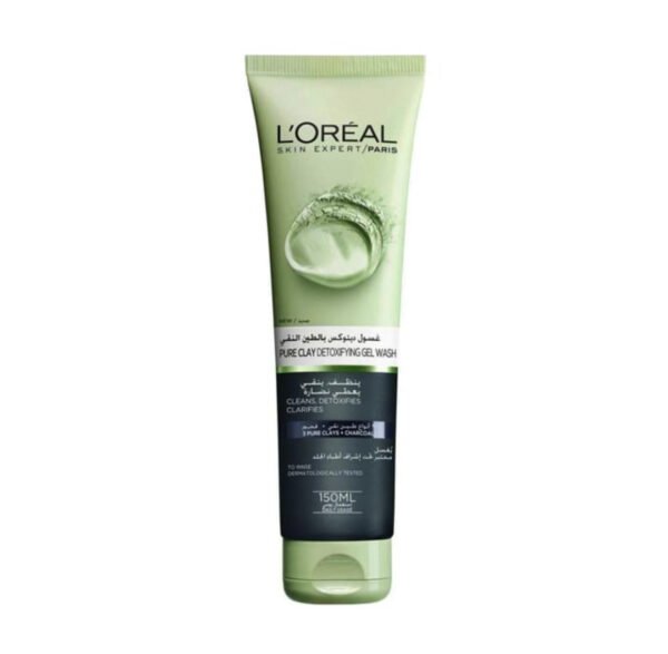 غسول ديتوكس بالطين النقي من لوريال باريس-150مل