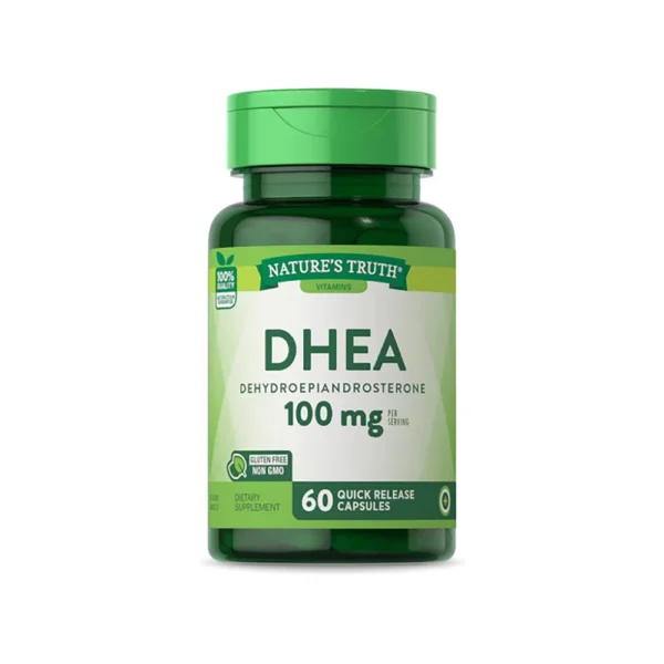 مكمل غذائي عشبي كبسولات ديا ديهيدروبياندروستيرون 100 مجم من ناتشرز تروث  - 60 كبسولة