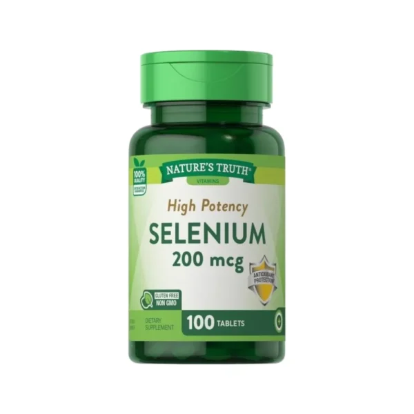 مكمل غذائي أقراص سيلينيوم 200 مكجم من ناتشرز تروث - 100 قرص