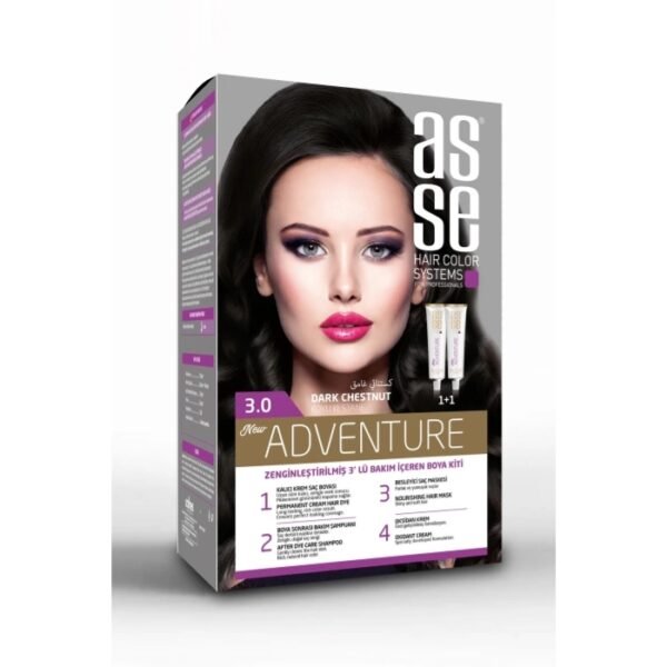صبغة شعر ASSE – كستنائي غامق 3.0