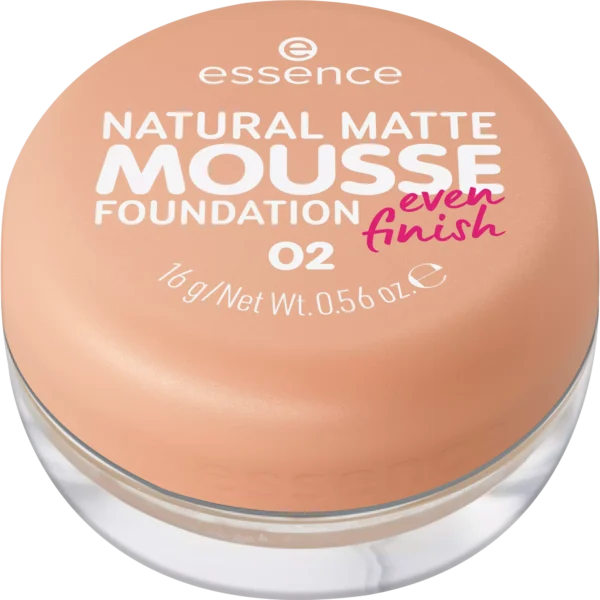 كريم اساس ناتشورال مات موس درجة لون 02 من إيسنس - 16g