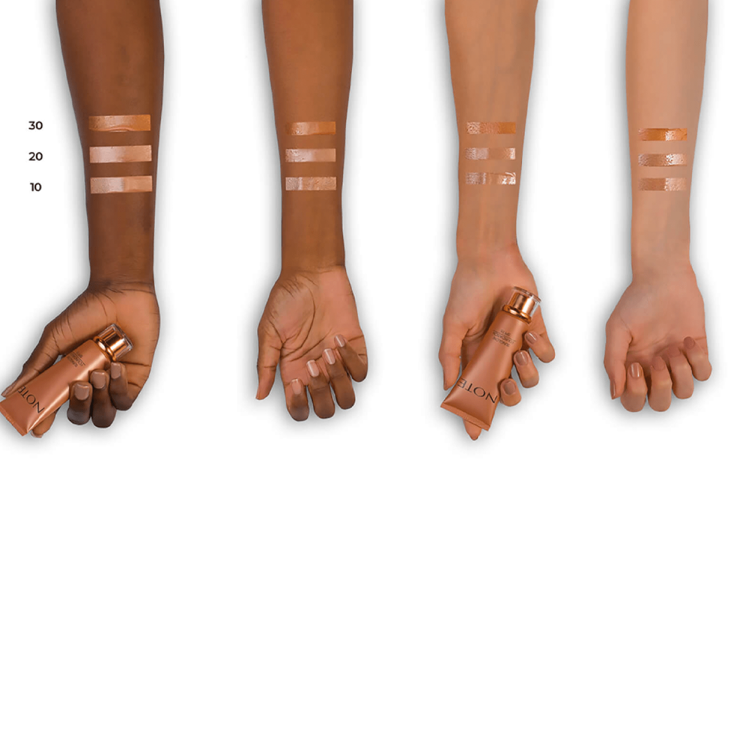 كريم أساس فاونديشن صن جلو من نوت كوزمتيك - الصورة 2