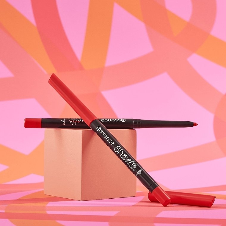 قلم تحديد الشفاه مات كومفورت بلون احمر من ايسنس - الصورة 2