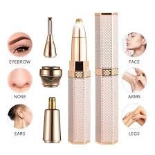 قلم إزالة الشعر وتشذيب الحواجب 4 في 1