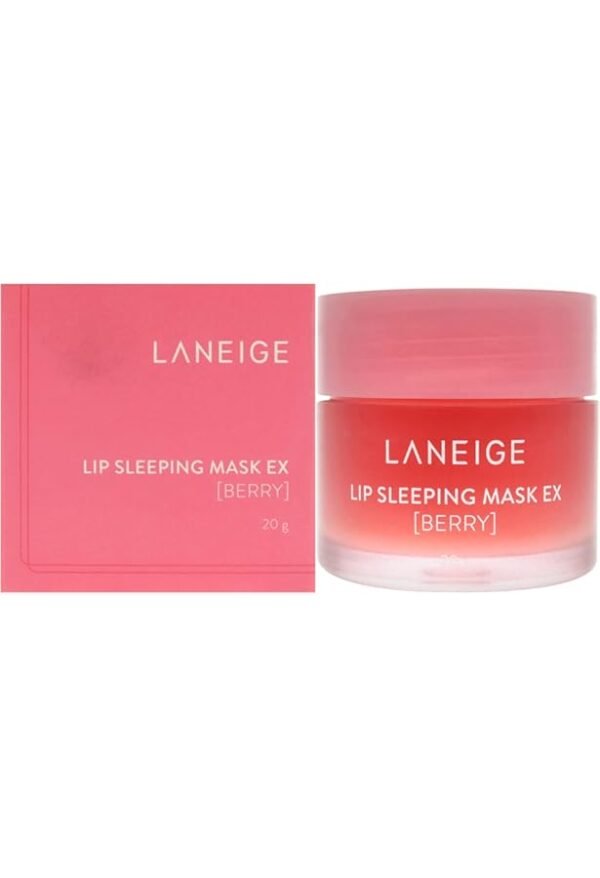 قناع الشفاه المرطب الليلي بالبيري من لانيج-20g