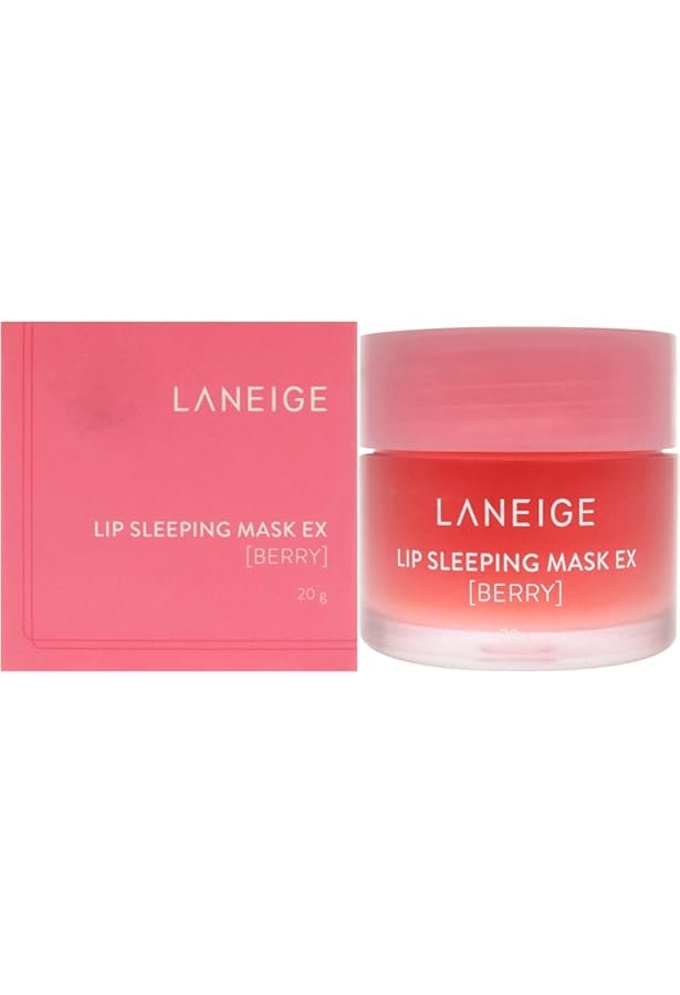 قناع الشفاه المرطب الليلي بالبيري من لانيج-20g