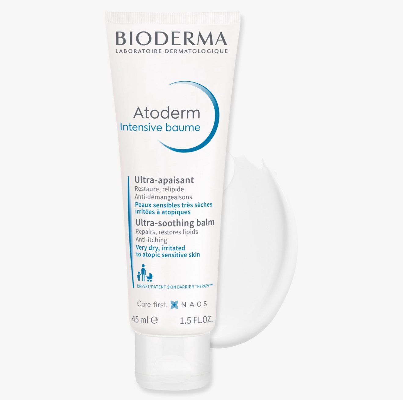 كريم مرطب أتوديرم مكثف للبشرة شديدة الجفاف والإكزيما من بيوديرما-45مل