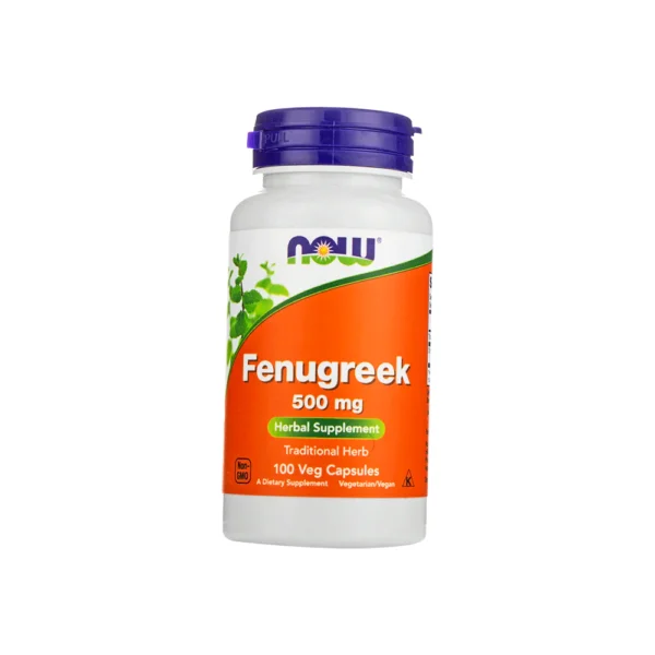 كبسولات نباتية من الحلبة 500 ملجم من ناو - 100 كبسولة