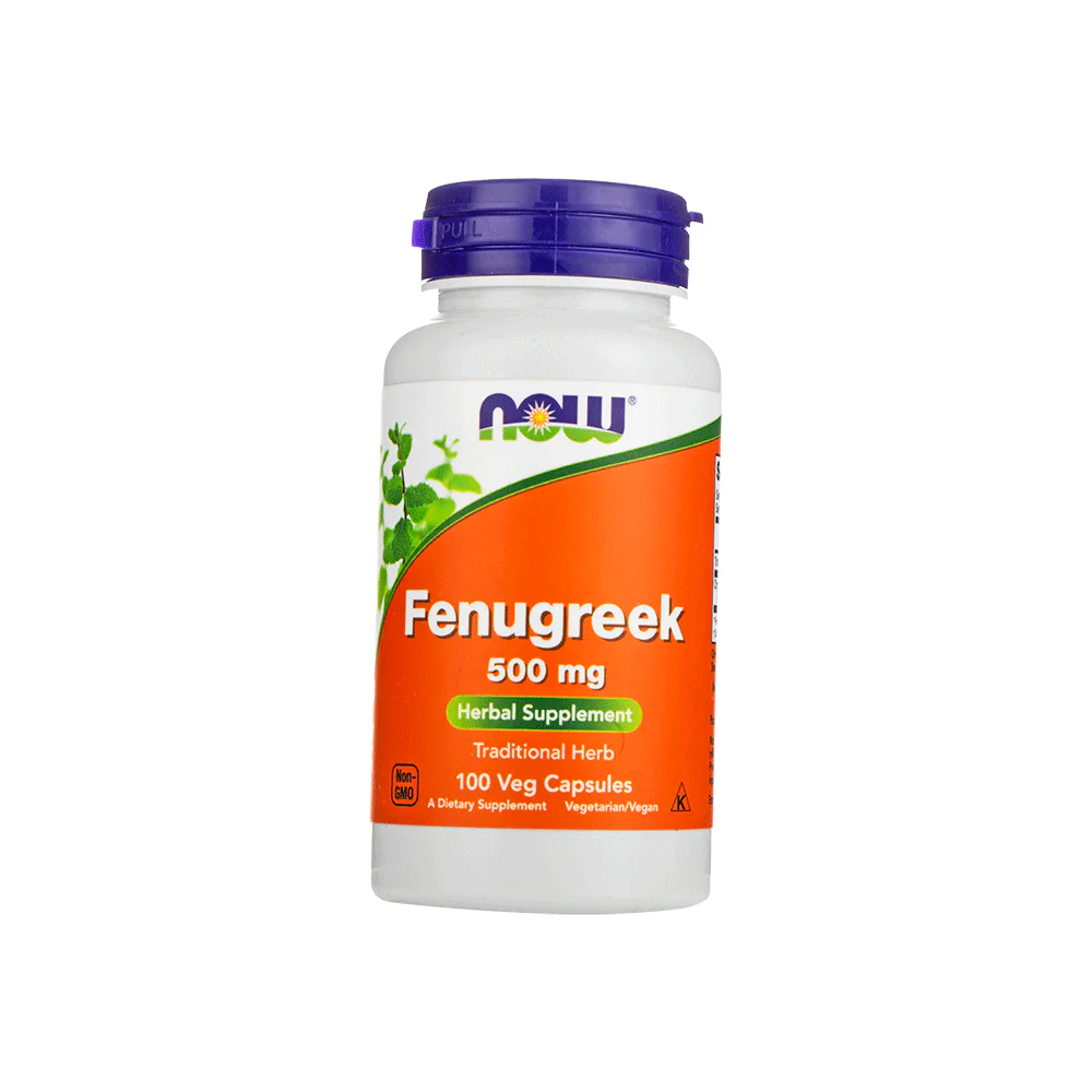 كبسولات نباتية من الحلبة 500 ملجم من ناو - 100 كبسولة