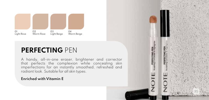 كونسيلر خافي العيوب بيرفيكتنج بين من نوت كوزمتيك - 3مل - الصورة 2