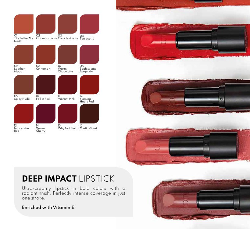 روج أحمر شفاه ديب امباكت من نوت كوزمتيك - الصورة 2