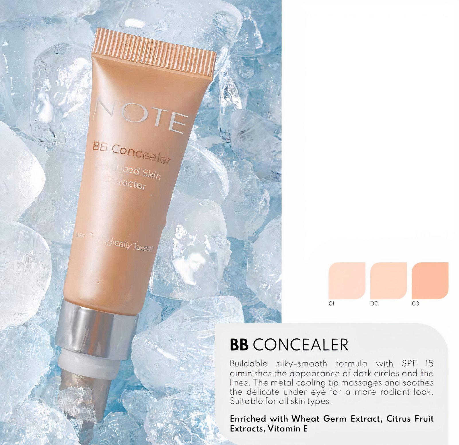 كونسيلر بي بي من نوت كوزمتيك - 10مل - الصورة 2