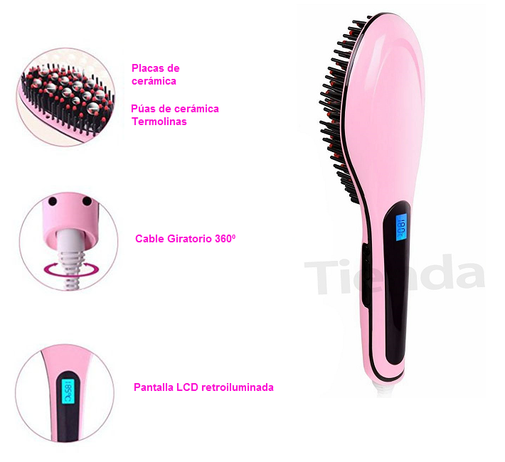 فرشاة فرد الشعر الكهربائية السريعة - الصورة 2