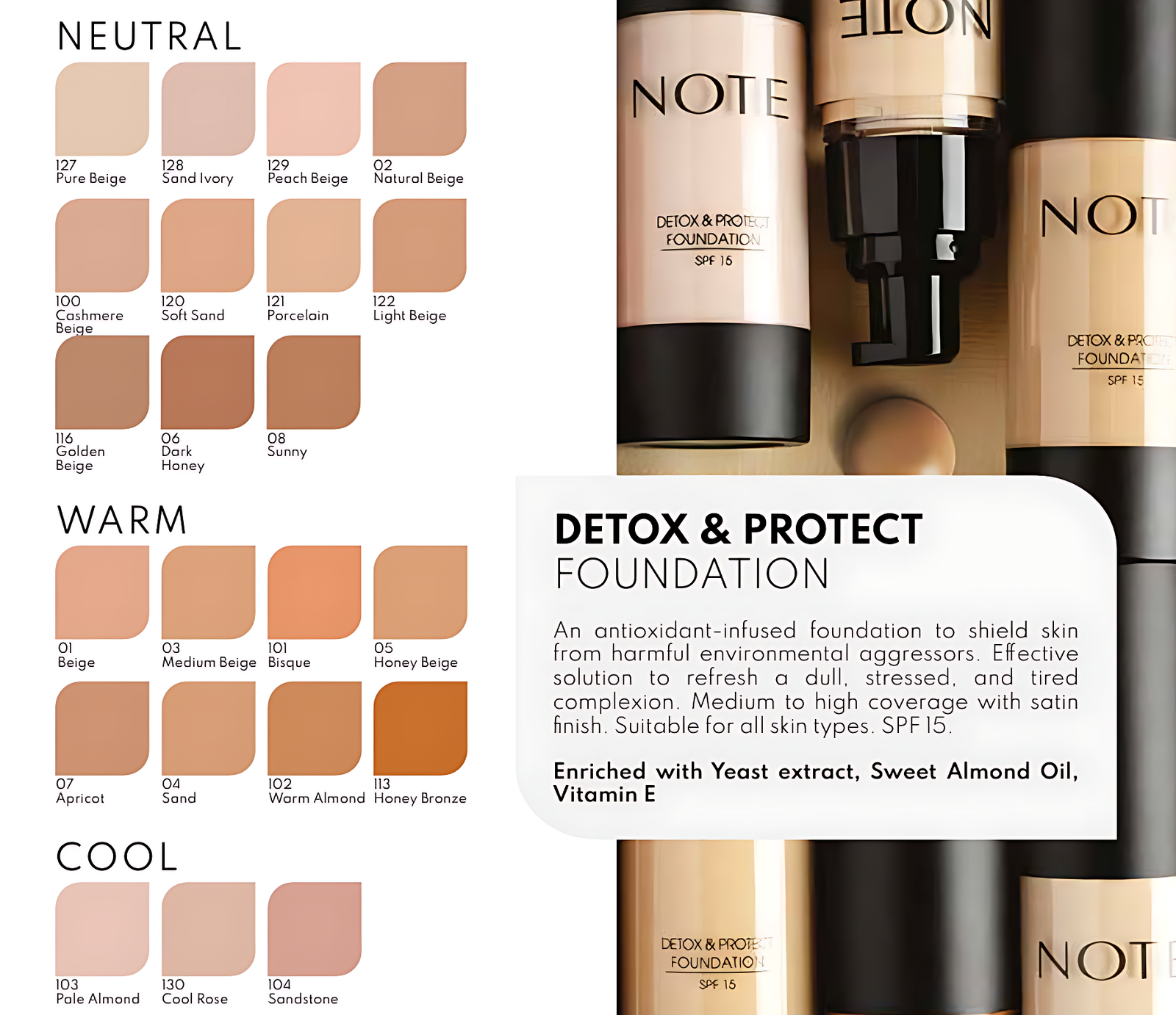 كريم أساس ديتوكس آند بروتكت من نوت كوزمتيك - 25مل - الصورة 2