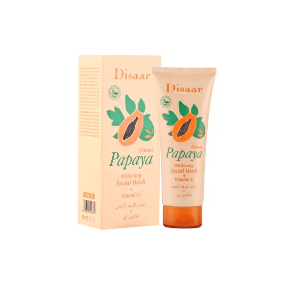 غسول وجه مفتح للبشرة بخلاصة البابايا و فيتامين إي من ديسار - 100g