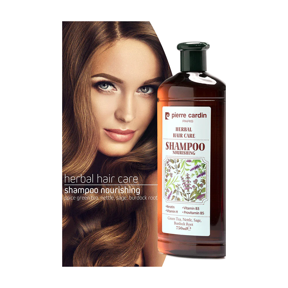 شامبو هيربل للشعر الدهني من بيير كاردان - 750 مل - الصورة 3