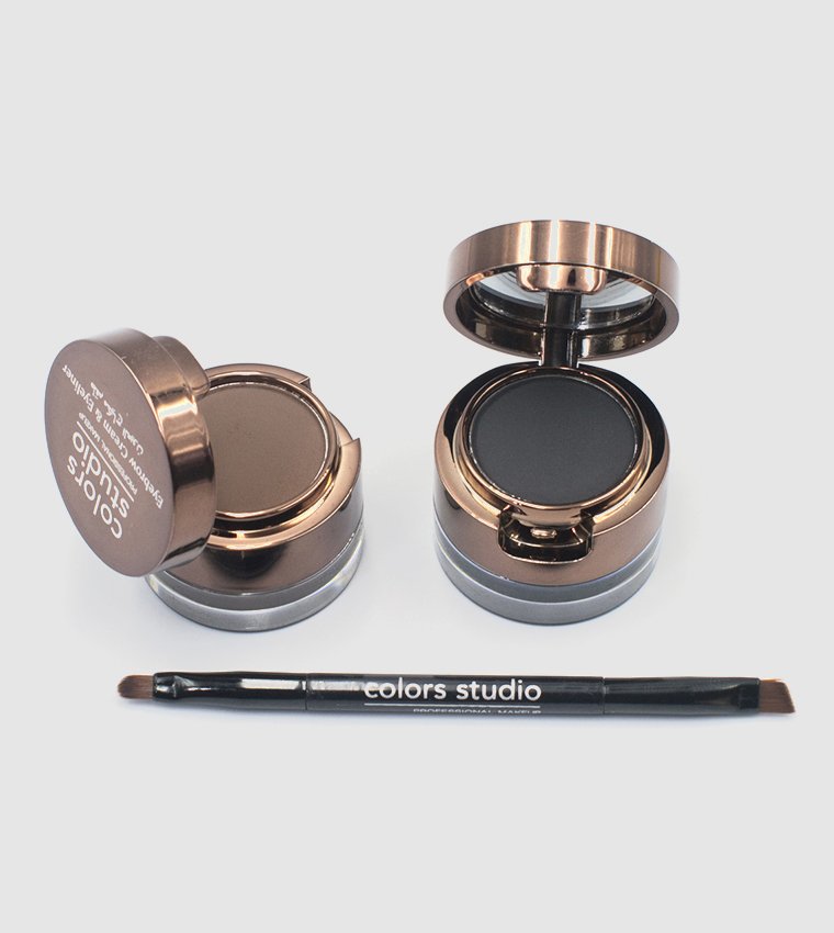 طقم مكياج العيون جل حواجب وجل محدد العيون من كولورز ستوديو - الصورة 2