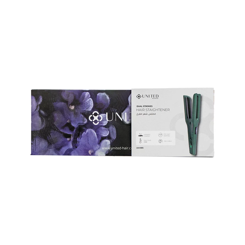 مملس شعر برو بدرجة تسخين 430 فهرنهايت - موديل UN-K905 من يونايتد - الصورة 3