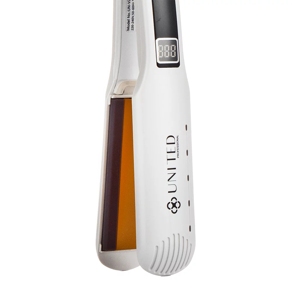 مملس شعر سيراميك بدرجة تسخين 480 فهرنهايت - موديل UN-V26A من يونايتد - الصورة 2