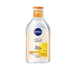 ماء ميسيلار بفيتامين سي مزيل مكياج ومنظف للبشرة من نيفيا - 400 مل