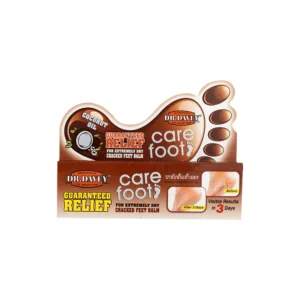 كريم ترطيب القدمين ومعالجة التشققات بجوز الهند من دكتور ديفي - 100g