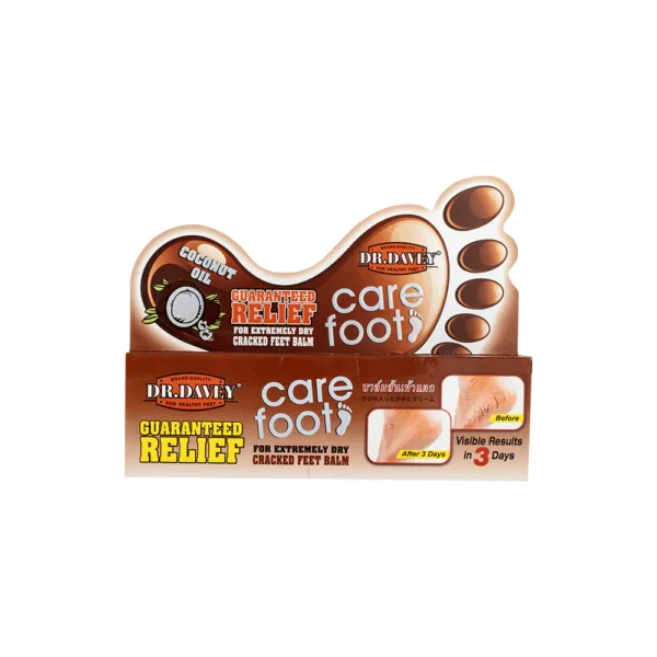 كريم ترطيب القدمين ومعالجة التشققات بجوز الهند من دكتور ديفي - 100g