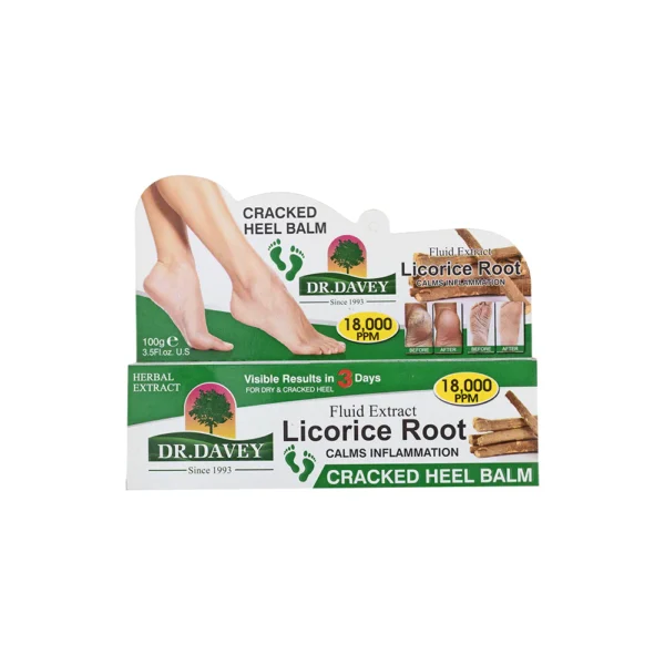 كريم ترطيب القدمين بخلاصة عرق السوس من دكتور ديفي - 100g