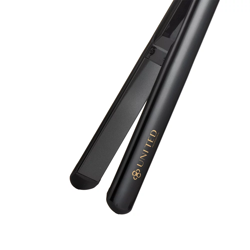 مملس شعر سيراميك قياس 12 سم ودرجة تسخين 450 فهرنهايت - موديل UN-M525 من يونايتد - الصورة 2