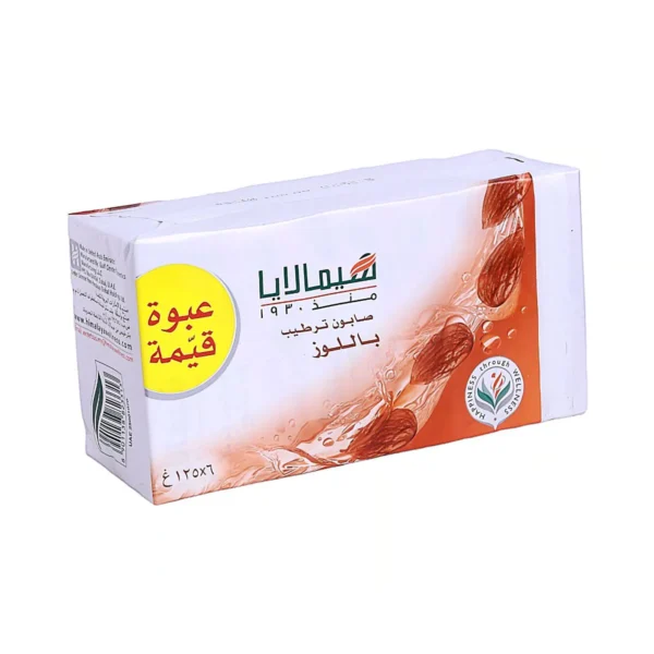صابون ترطيب باللوز من هيمالايا - 6 قطع × 125g