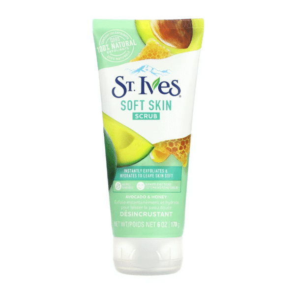 مقشر للوجه سوفت سكين بالأفوكادو والعسل من سانت ايفز - 170g