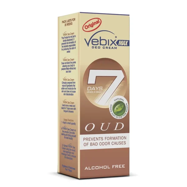 كريم مزيل عرق برائحة العود للجنسين من فيبكس ماكس - 25 مل