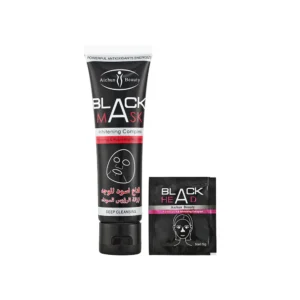 قناع أسود لتنظيف و تنقية الوجه و إزالة الرؤوس السوداء من أيشون بيوتي - 120 مل + 5g