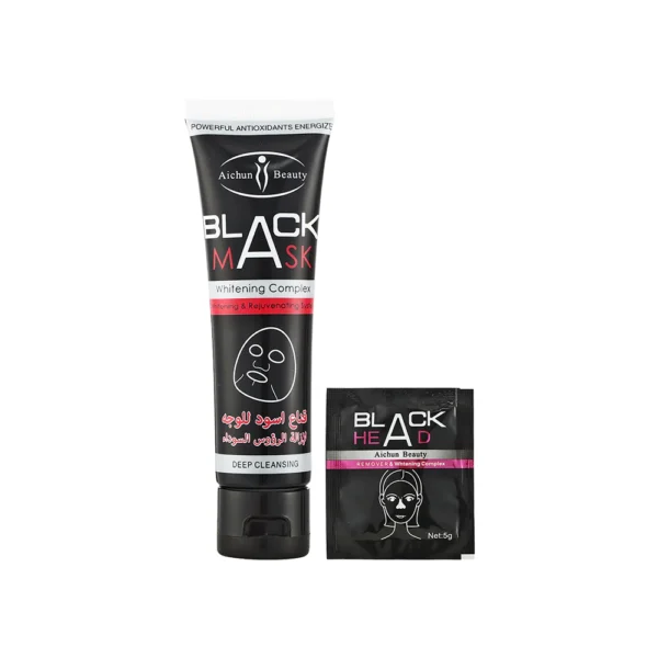 قناع أسود لتنظيف و تنقية الوجه و إزالة الرؤوس السوداء من أيشون بيوتي - 120 مل + 5g