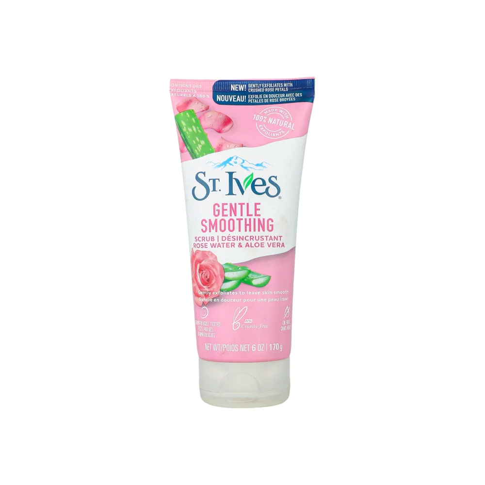 كريم مقشر للبشرة بماء الورد والصبار لتقشير لطيف من سانت ايفز - 170g