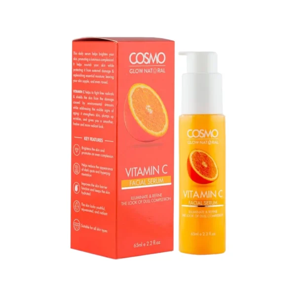 سيروم الوجه بفيتامين سي من كوزمو - 65 مل