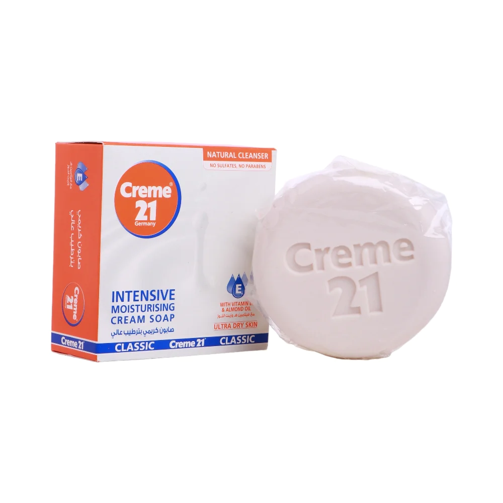 صابون كريمي 21 كلاسيك ترطيب عالي للبشرة الشديدة الجفاف من كريم 21 - 125g