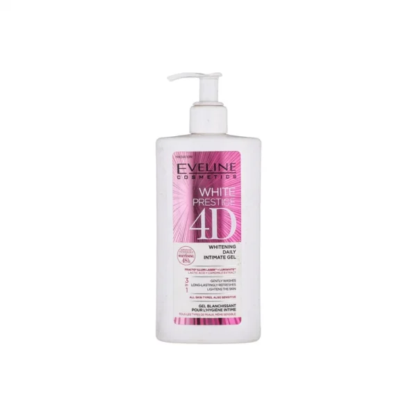 كريم وايت بريستيج فور دي جل مبيض يومي للمناطق الحساسة من إيفلين - 250 مل