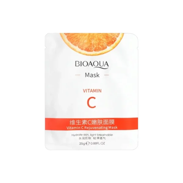 قناع وجه لتفتيح و ترطيب البشرة بخلاصة فيتامين سي من بيواكوا - 25 جم