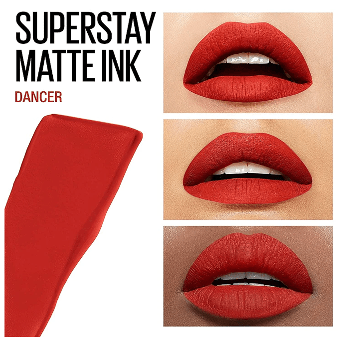 أحمر شفاه روج سائل سوبر ستاي مات اينك من ميبيلين نيويورك - 118 دانس - الصورة 2