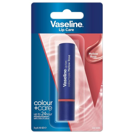 مرطب شفاه كولور اند كير للعناية بالشفاه بلون ميلو روز من فازلين-3g