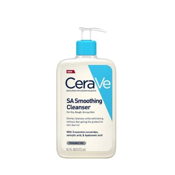 غسول منظف و مقشر للوجه للبشرة الجافة إلى الخشنة من سيرافي -473مل