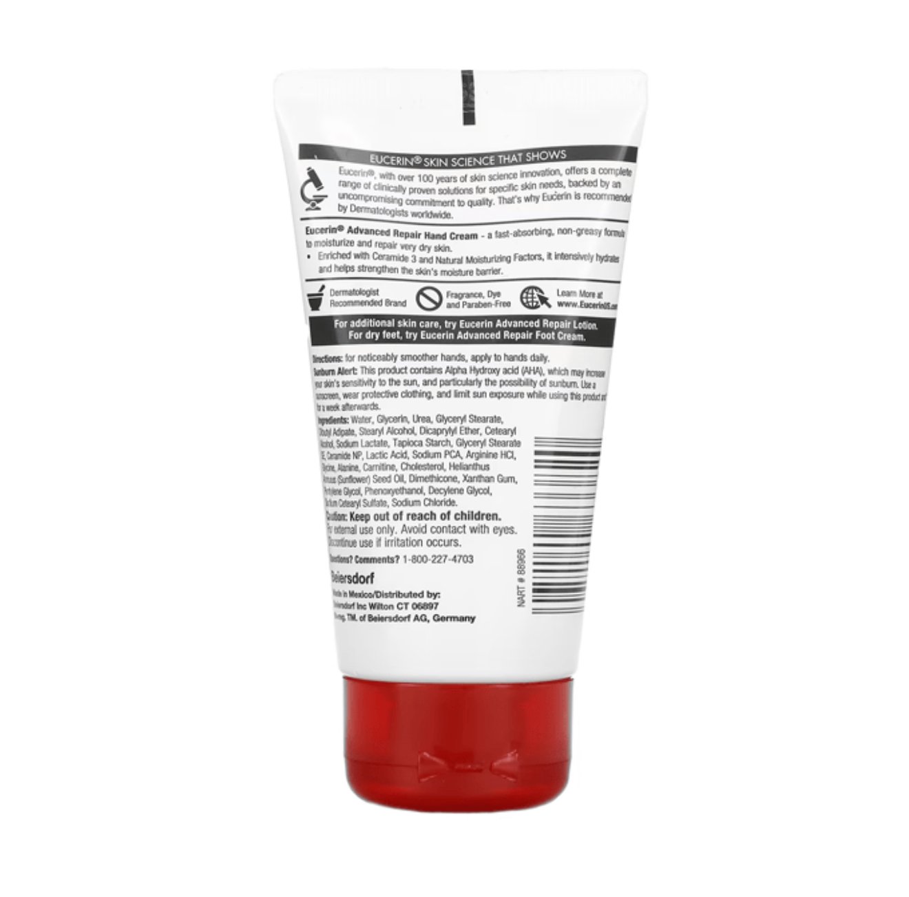 كريم إصلاح اليدين المتقدم للبشرة الجافة خالي من العطور من يوسرين-78g - الصورة 2