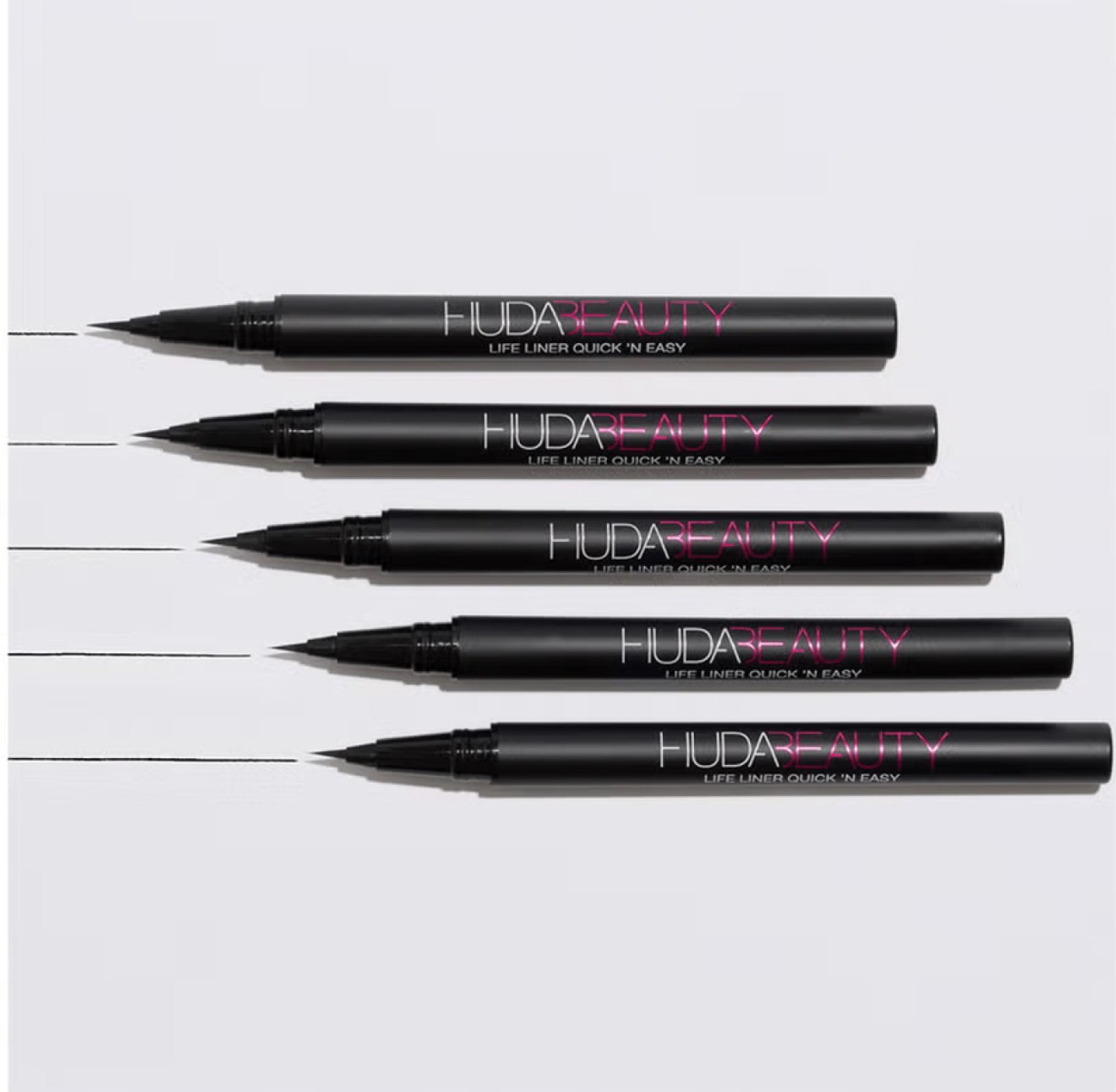 قلم ايلاينر محدد عيون لايف لاينر كويك آن إيزي من هدى بيوتي-لون أسود - الصورة 2
