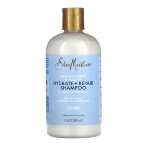 شامبو مرطب ومعالج للشعر التالف بخلاصة الزبادي وعسل المانوكا والزبادي وزبدة الشيا من شيا مويستشر-384مل