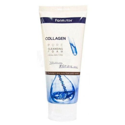 غسول رغوي تنظيف الوجه بالكولاجين من فارم ستاي-180مل