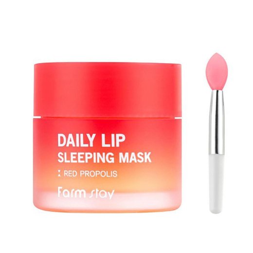 قناع النوم اليومي للشفاه باللون الأحمر من فارم ستاي-20g