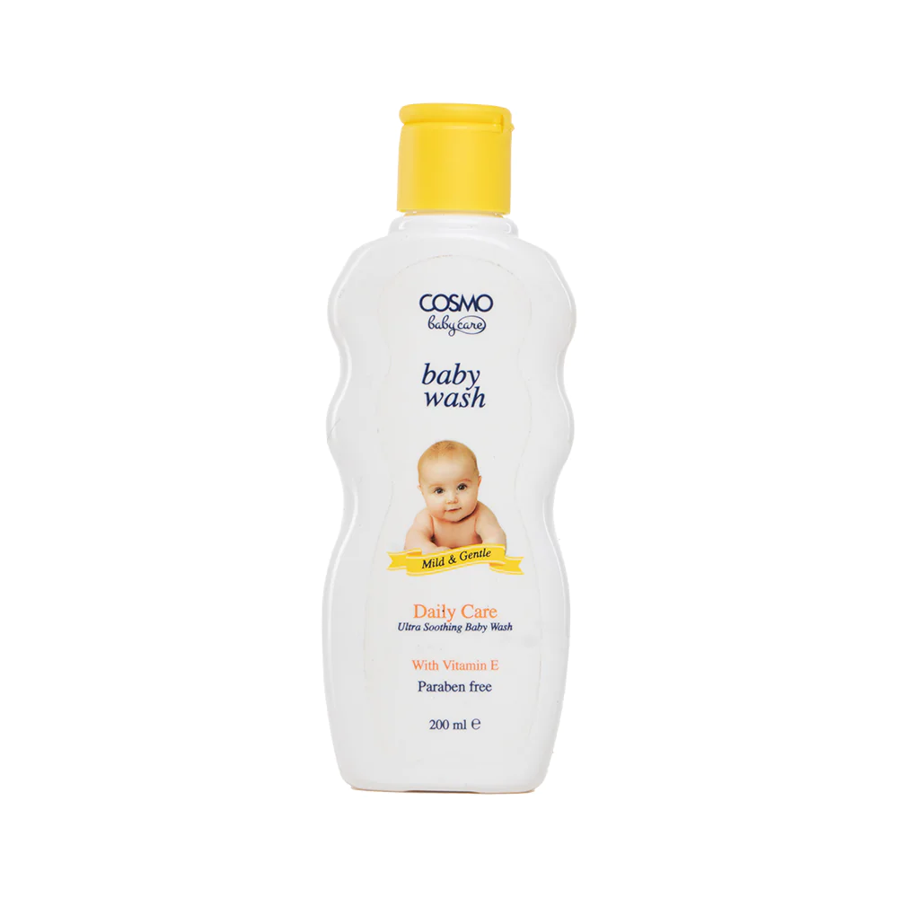 غسول جسم بفيتامين E للعناية اليومية بالأطفال من كوزمو - 200 مل